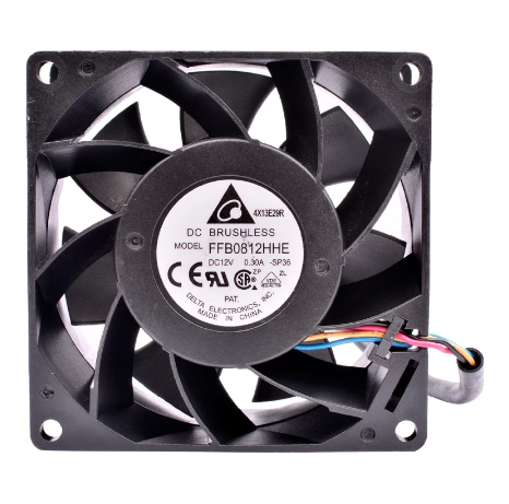 Original DELTA FFB0812HHE Cooling Fan 12V 0.3A 2.4W 3wires FFB0812HHE Fans